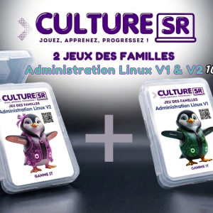 Lot des 2 Familles Administration Linux V1 & V2 🔥 Économisez près de 15% en prenant le lot complet.